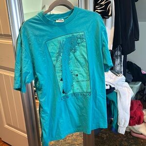 New Buffalo Graphic Tee - Turquoise